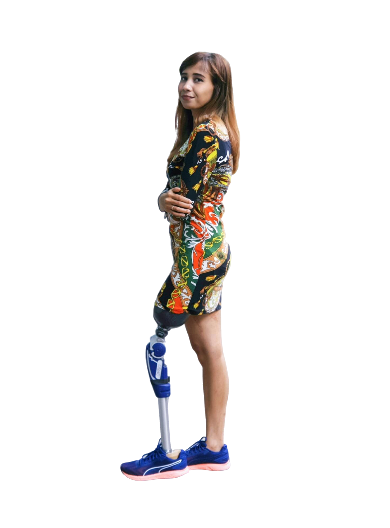 full-length-portrait-woman-with-prosthesis-leg-standing-footpath
