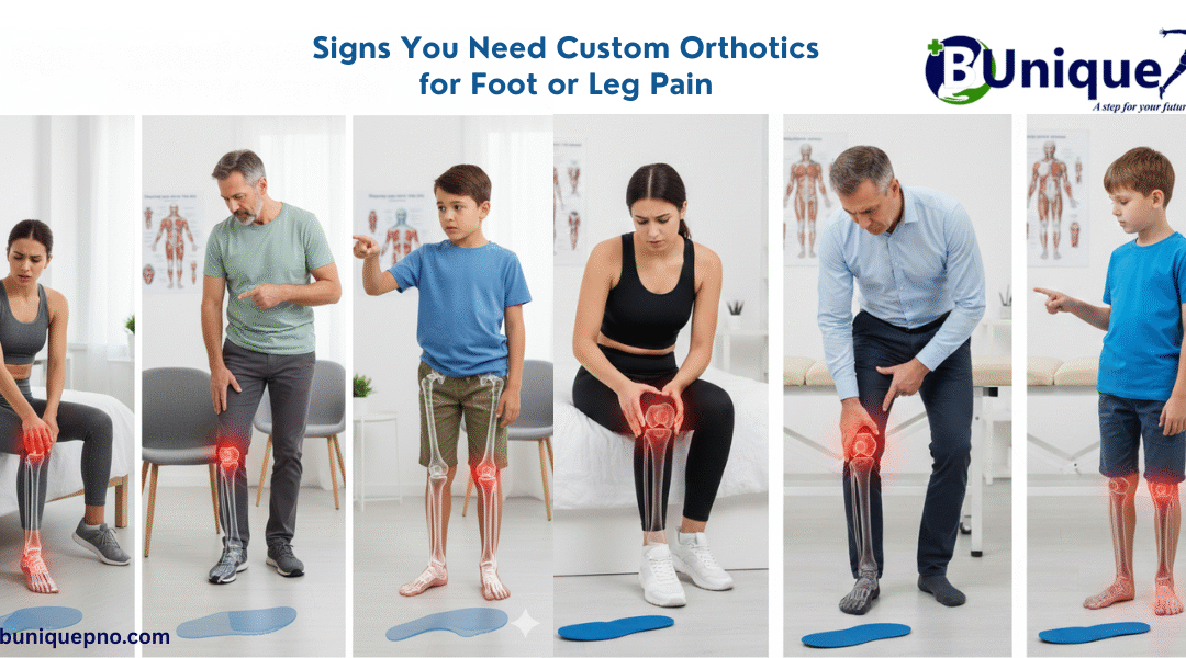 Signs You Need Custom Orthotics for Foot or Leg Pain