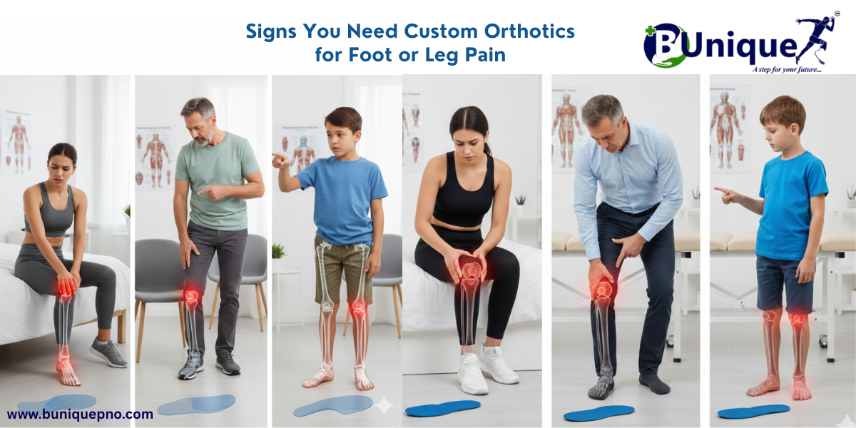 Signs You Need Custom Orthotics for Foot or Leg Pain
